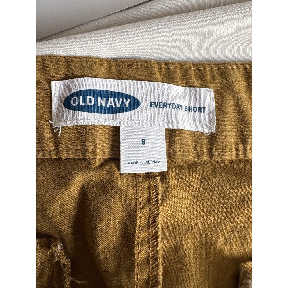 Old Navy Everyday Women's Shorts Sz 8 Brown & Gray LOT OF 2 Pockets Zip Button - Picture 12 of 13